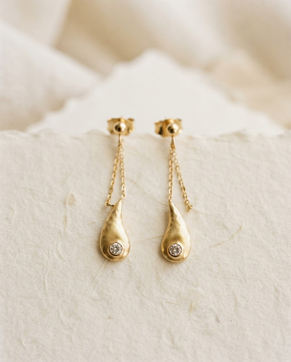 Celeste Gold Hoop Earrings