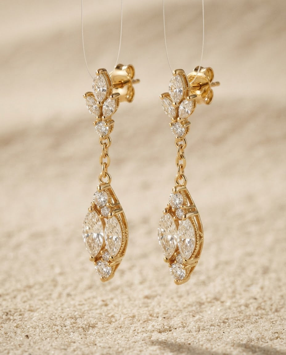 Celeste Gold Hoop Earrings